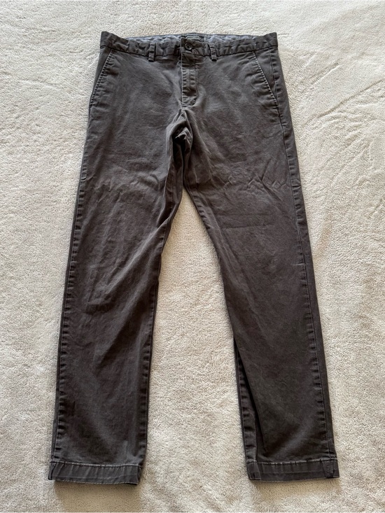 Banana Republic Other - Banana Republic Fulton Skinny Chino Pants Gray 33x30 Stretch Slim Casual Mens